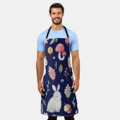 Fairy Forest Animals Children's Watercolor Schürze (Getragen)