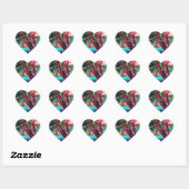 Fairy Forest Heart Stickers (Blatt)