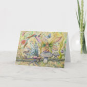Fairy Friends Niedlich Fantasy Illustration Karte (Vorderseite)