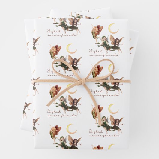 Fairy Friends Wrapping Paper Set Geschenkpapier Set (Beispiel)
