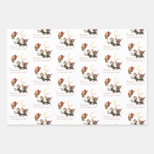 Fairy Friends Wrapping Paper Set Geschenkpapier Set (Vorderseite 3)