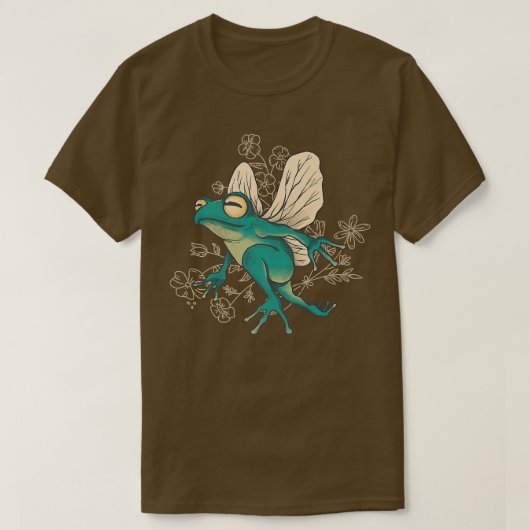 Fairy Frog mit FlügelnT-Shirt T-Shirt (Design vorne)