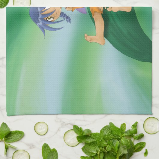 Fairy Fun Geschirrtuch (Gefaltet)