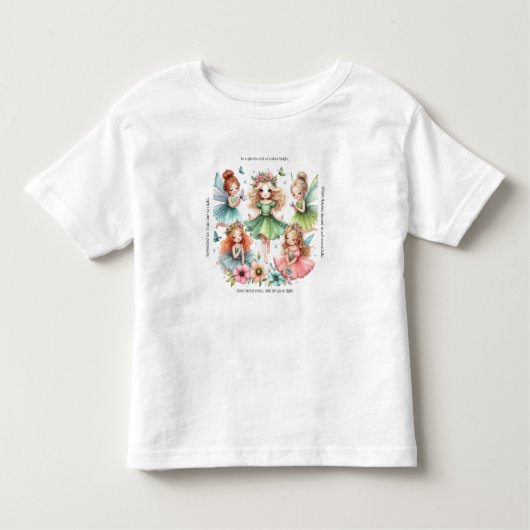 Fairy Fun Kleinkind T-shirt (Vorderseite)