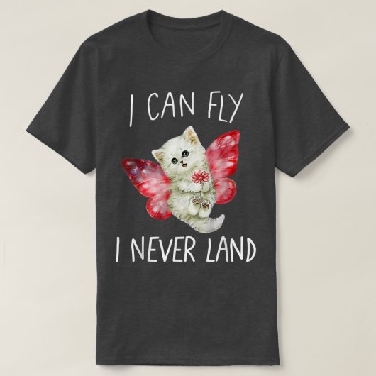 Fairy Funny Niedlich Cat T-Shirt Katzenkätzchen Ka (Design vorne)