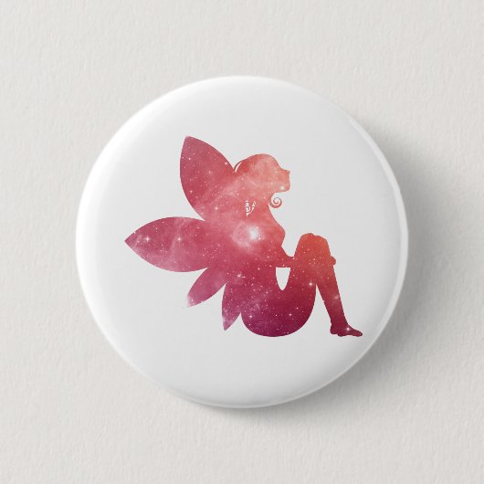 Fairy Galaxy Pink Button (Vorderseite)