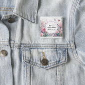 Fairy Garden Baby Dusche Button (Beispiel)