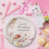 Fairy Garden Birthday Balloon Party Decke Gefallen Pappteller (Party)