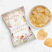 Fairy Garden Birthday Chip Bag Wrapper Flyer
