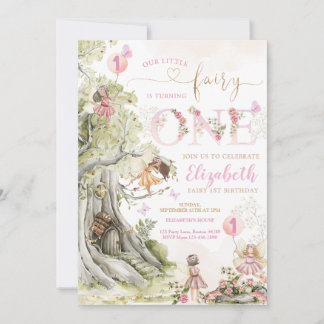Fairy Garden Birthday Einladung