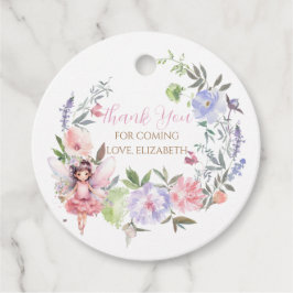 Fairy garden birthday Favor Tags Geschenkanhänger