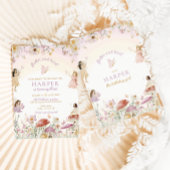 Fairy Garden Birthday Party Einladung