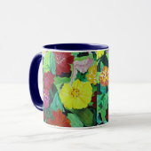 Fairy Garden Blume Malerei Art Kaffeemaschine Tass Tasse (Vorderseite Links)