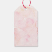 Fairy Garden Boho Wildblume Geburtstag Geschenkanhänger (Rückseite)