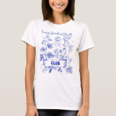 Fairy Garden Club T - Shirt - Vintag Botanisch (Vorderseite)