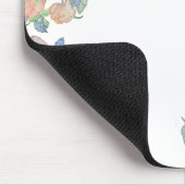 Fairy Garden elegante Muster der Rose Blume Klasse Mousepad (Ecke)