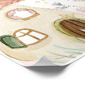 Fairy Garden Enchanted Baby Dusche Begrüßungszeich Poster (Ecke)