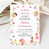 Fairy Garden Flutter & Twirl Geburtstag Einladung