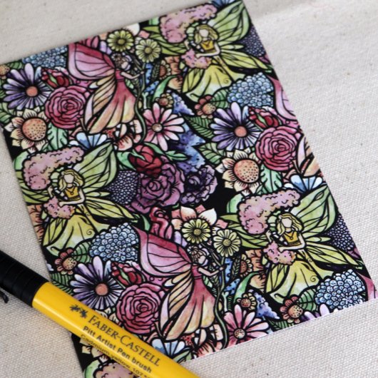 Fairy Garden Gardens Flower Gardens Fairies Postkarte