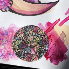 Fairy Garden Gardens Flower Gardens Fairies Runder Aufkleber