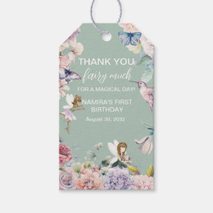 Fairy Garden Geburtstag Vielen Dank Geschenkanhänger