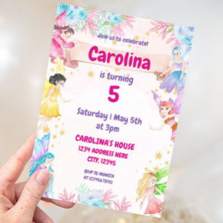 Fairy Garden Geburtstagseinladung Einladung