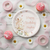 Fairy Garden Girl Birthday Party Pappteller