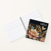 Fairy Garden - Light Gold Acanthus, Peony Notizblock (Innenseite)