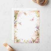 Fairy Garden Mitteilungskarte (Vorderseite/Rückseite Beispiel)