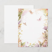 Fairy Garden Mitteilungskarte (Vorne/Hinten)