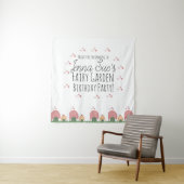 Fairy Garden Mushrooms Ladybugs Butterflies Wandteppich (Beispiel)