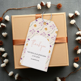 Fairy Garden Pastel Boho Floral Wasserfarbe Geschenkanhänger