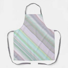 Fairy Garden Pink, Lila und Minzstreifen Schürze