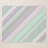 Fairy Garden Pink, Lila und Minzstreifen Sherpadecke (Vorderseite (Horizontal))