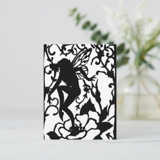 Fairy Garden Postkarte (Stehend Vorderseite)