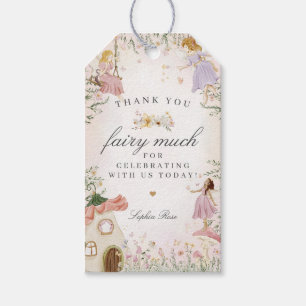 Fairy Garden Tag für Geburtstag oder Babydusche Geschenkanhänger
