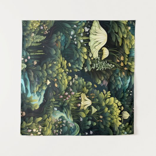 Fairy Garden Tapestry Wandteppich (Vorderseite (Horizontal))