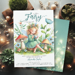 Fairy Garden Tee Pilze Wilds Baby Girl Dusche Einladung