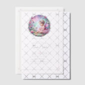 Fairy Garden Theme Flutter Liebe Babydusche Pergament Einladungen (Versetzt (Einladung))