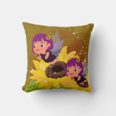 Fairy Garden Throw Kissen (Vorderseite)