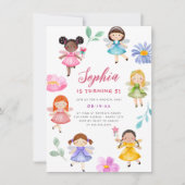 Fairy Garden Watercolor Giro del Malcantone Einladung (Vorderseite)