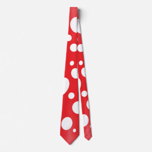 Fairy Gepunktet Mushroom Red White Party Neck Tie Krawatte