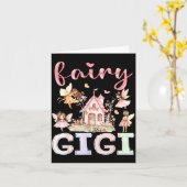 Fairy Gigi Magical Floral Funny Birthday Girl Fair Karte (Gelbe Blume)