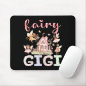 Fairy Gigi Magical Floral Funny Birthday Girl Fair Mousepad (Mit Mouse)