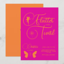 Fairy Girl Birthday Minimalistisch Simple Modern