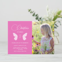 Fairy Girl Birthday Minimalistisch Simple Modern F