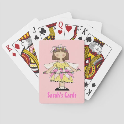 Fairy Girl Custom Playing Cards Spielkarten (Rückseite)