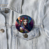 Fairy Girl Fantasy Art Button (Beispiel)