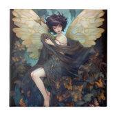 Fairy Girl Fantasy Art Fliese (Vorderseite)