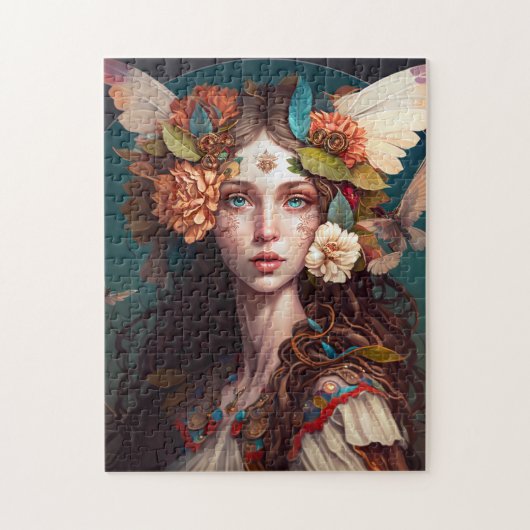 Fairy Girl Fantasy Art Jigsaw Puzzle (Vertikal)